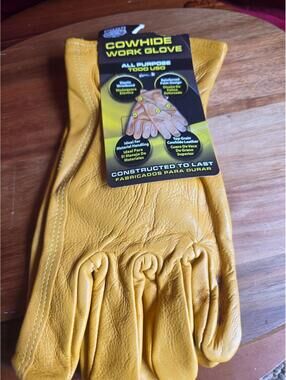 PUGS All Purpose Size XL Cowhide Leather Work Gloves  NEW